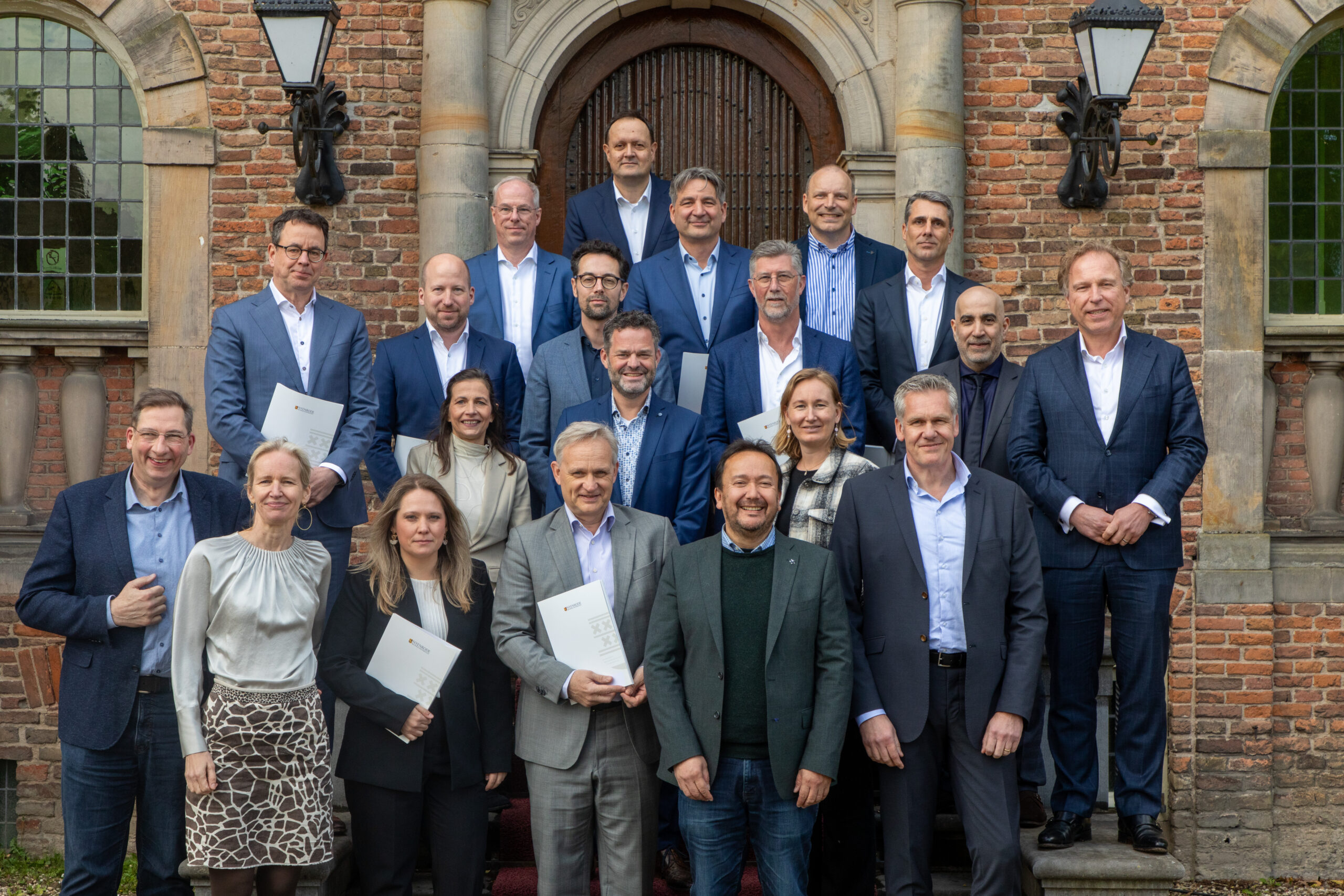 De deelnemers aan de 9e Nyenrode ITRM leergang