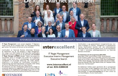 Felicitatie FD Deelnemers Nyenrode ITRM leergang