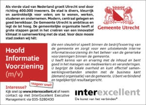 Hoofd Informatievoorziening gemeente Utrecht